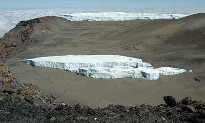 Crater on Kilimanjaro