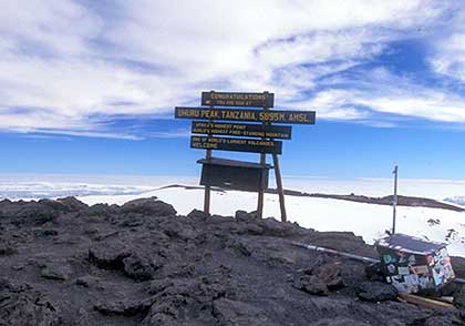 The Summit of Kilimanjaro