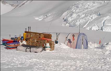 Supplies at Vinson Base