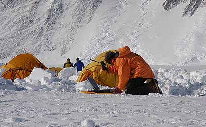 BAI tents at Vinson Base Camp