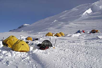 Digging-in on the Branscomb Glacier