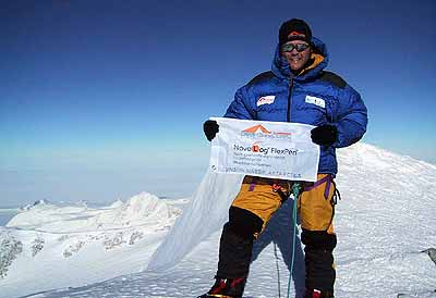 Will on summit of Mt. Vinson.