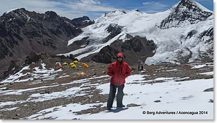 Simon at Plaza Canada – Our Camp I