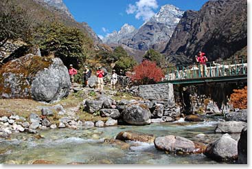 Trekking through the stunning Khumbu region