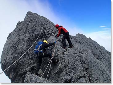 Getting technical on Carstensz Pyramid