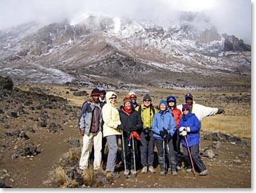 Howard on Kilimanjaro