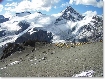 The scenery such as here at Canada camp just causes you to stand in awe at the splendor.