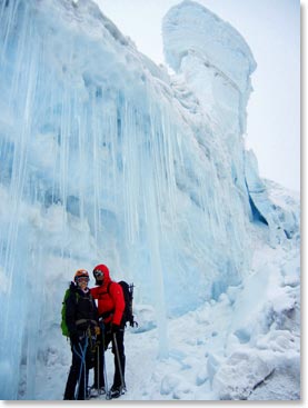 Ljerka and her husband Jeremy climbing in 2012