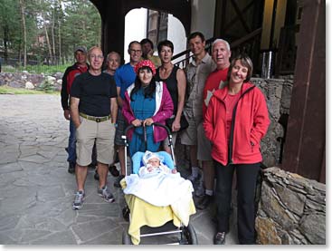 Berg Adventures guide Karina introduced our Mount Elbrus team to her beautiful baby boy Tamerlan! 