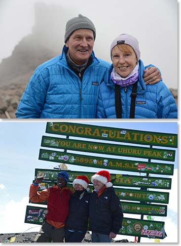 Dick Morse and Terri  Morse - Dale Krapf and Nannette Krapf climbed Kilimanjaro with their friends.