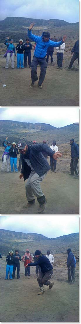 Our climbers love to show off their dance moves on Kilimanjaro!