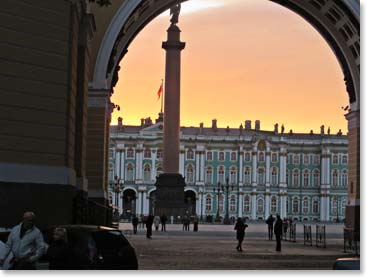 The after midnight sunsets along the stunning streets of St. Petersburg never disappoint