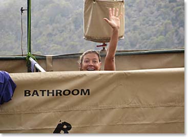 Berg Adventures introduced our own shower facility for our Kilimanjaro climbers! 