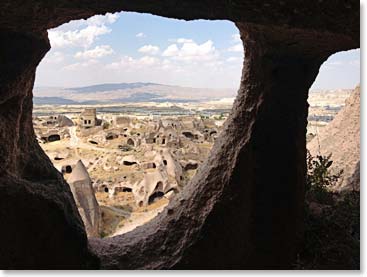 Strange scenery of Cappadocia