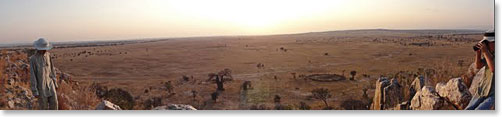 The expansive plains of East Africa