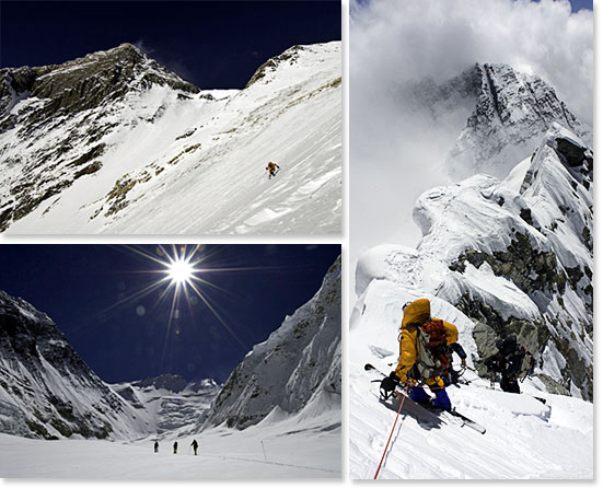 Photos by Jimmy Chin of Kit’s 2006 Ski Expedition of Mount Everest with Berg Adventures