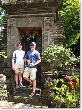 Visiting one of the many fascinating Balinese temples