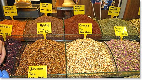 Spices galore at the Egyptian Bazaar
