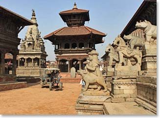 The ancient city of Bhaktapur