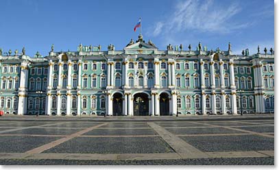 The Winter Palace, home to the Hermitage Museum