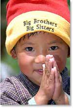 Kids with  Big Brother/Big Sister Hats