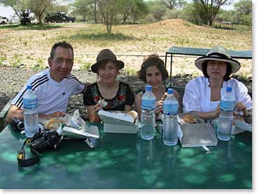 Lunch stop on Safari