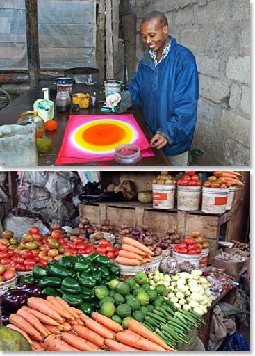 The colorful markets of Arusha 