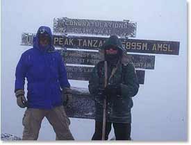 Cold Summit on Kilimanjaro