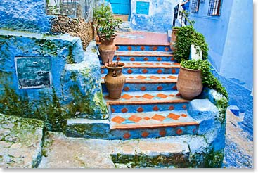 Colorful details of Moroccan architecture