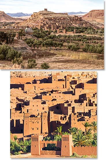 The well preserved fortress of Ait Ben Haddou