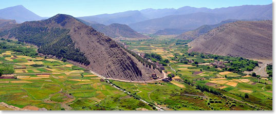 The beautiful Bougumez valley