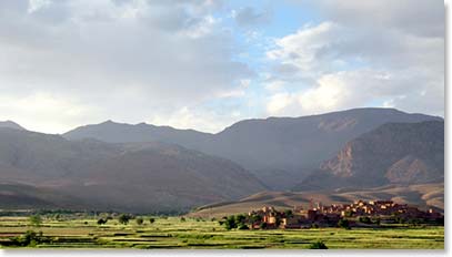 The foothills of Mount M’Goun