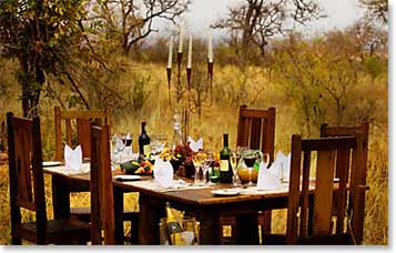 Dining in Treetops Lodge