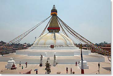 Boudhanath Temple in Kathmandu