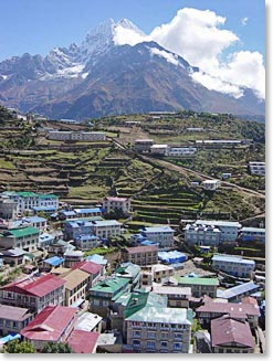 Namche is a perfect place to spend Christmas