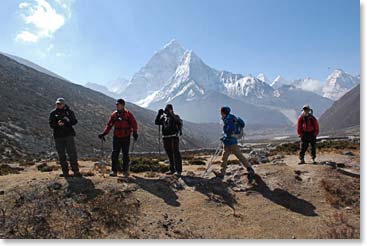 On our way to Lobuche