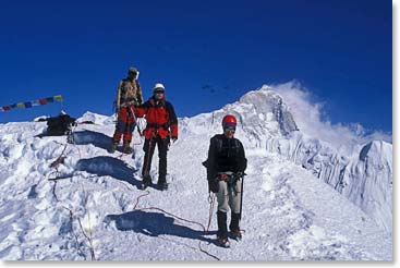 Descending Island Peak