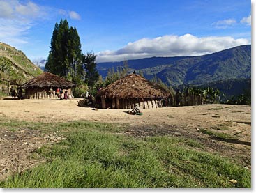 We pass many local Dani and Mani villages