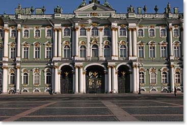 Arriving in the famous city of St. Petersburg