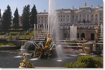 Our first full day in this beautiful city will be spend touring the famous sights like the Peterhof Palace