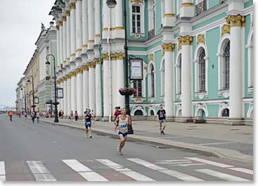 Climbers also have the option of running the “International Ergo White Night’s Marathon” which takes place every year on our tour day of St. Petersburg