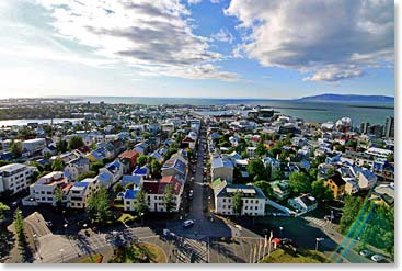 Arriving in the peaceful coastal city of Reykjavik