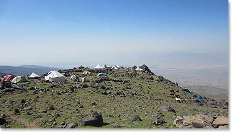 Camp I on Mount Ararat