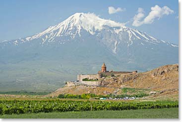 Mount Ararat and Ishak Pasha Palace