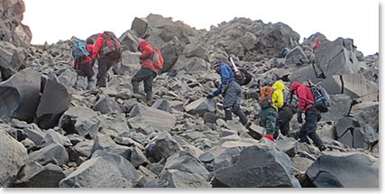 On our way to the Summit of Mount Ararat