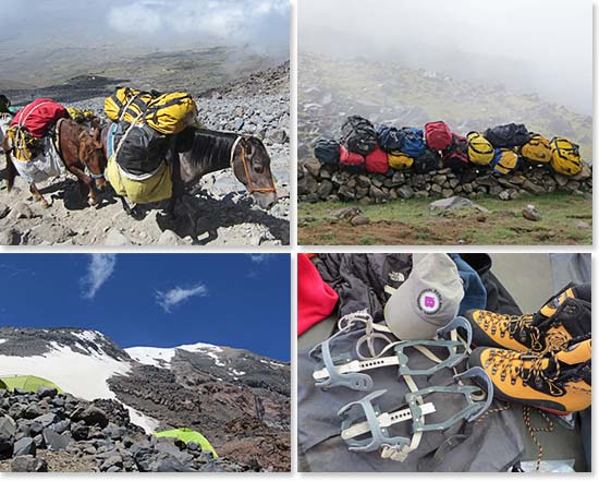 Base camp on Mount Ararat