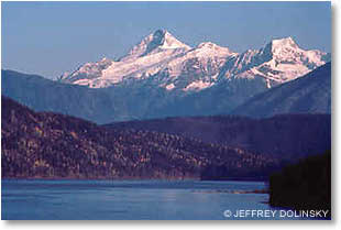 Mt. Sir Sanford from Bush Harbour. Jeffery Dolinsky.
