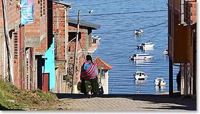 Lakeside life in Copacabana