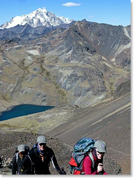 An acclimatization hike on Cerro Austria