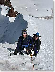 Climbing Alpamayo